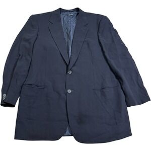 Vintage‎ 90's Georgio Armani 42R Black Wool Italy Suit Jacket Sport Coat